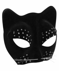 Rubies Masks Black Cat Face Costume Mask