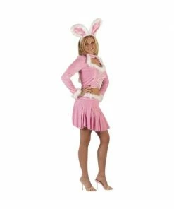 Fun World Adult Sexy Pink Mini Dress Bunny Costume