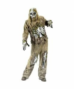 Fun World Adult Costumes Adult Skeleton Zombie Costume