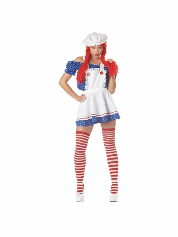 Exclusive Adult Costumes Adult Sexy Ruffled Rag Doll Girl Costume 3 Exclusive Adult Costumes Adult Sexy Ruffled Rag Doll Girl Costume