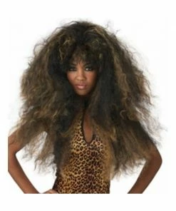 California Costume Co. Wigs Black/Brown Wild Thang Wig
