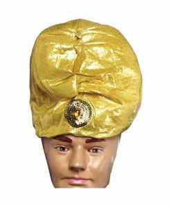 Forum Novelties Inc. Adult Gold Turban With Jewel