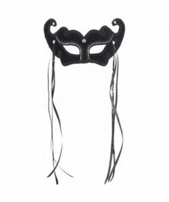 Forum Novelties Inc. Adult Black Rhinestones Carnival Mask Masks