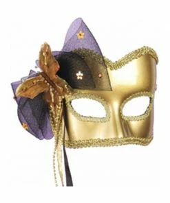 Forum Novelties Inc. Masks Adult Golden Butterfly Carnival Mask