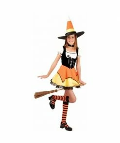 Charades Child's Candy Corn Witch Costume