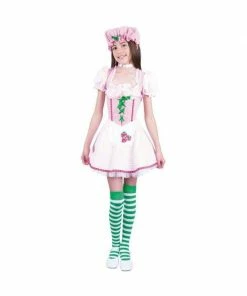 Charades Kids Costumes Child's Strawberry Girl Dress Costume
