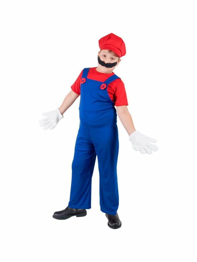 Fun Plus Child Super Plumber Brothers Costume Kids Costumes 3 Fun Plus Child Super Plumber Brothers Costume Kids Costumes