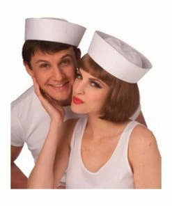 Rubies Adult White Sailor Hat