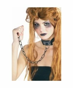 Rubies Dominatrix Choker With Chain