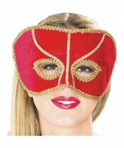Rubies Crimson Scarlet Venetian Eyemask Masks