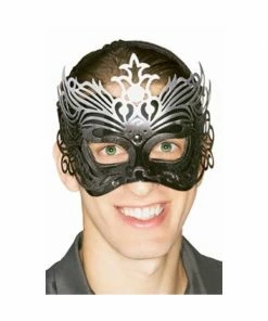 Rubies Masks Black Filigree Venetian Eyemask
