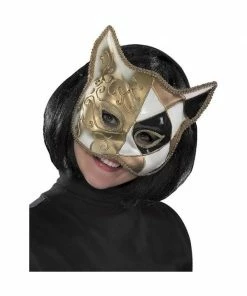 Rubies Domino Cat Venetian Mask