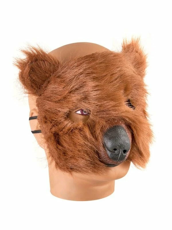 Rubies Masks Plush Bear Costume Face Mask 3 Rubies Masks Plush Bear Costume Face Mask