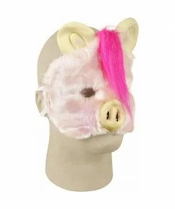 Anytime Costumes Plush Pig Costume Face Mask Masks