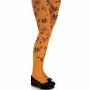Rubies Child's Orange Flower Power Tights