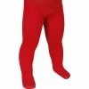 Rubies Child's Solid Red Tights Costume Leggings