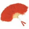 Rubies Accessory Kits Red Feathered Fan