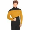 Rubies Adult Yellow Star Trek Next Generation Costume Shirt
