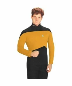 Rubies Adult Yellow Star Trek Next Generation Costume Shirt