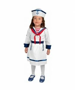 Dress Up America Toddler Girl's Sailor Costume Kids Costumes