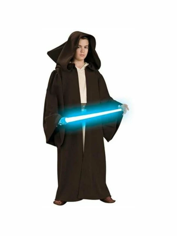 Rubies Kids Costumes Child's Super Deluxe Jedi Robe Costume 3 Rubies Kids Costumes Child's Super Deluxe Jedi Robe Costume
