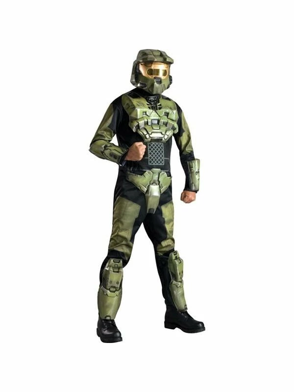Rubies Adult Costumes Adult Deluxe Halo Masterchief Spartan Costume 3 Rubies Adult Costumes Adult Deluxe Halo Masterchief Spartan Costume