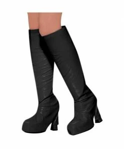Forum Novelties Inc. Adult Black 60's Go Go Boot Tops Shoes & Boots