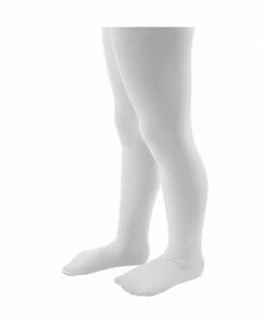 DollarDays International Infant White Nylon Tights