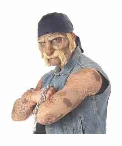 California Costume Masks Outlaw Biker Costume Mask