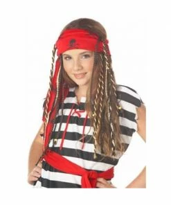 California Costume Co. Childs Buccaneer Pirate Wig With Braids Wigs