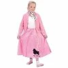Fun World Childs Grease Poodle Skirt And Sweater Costume