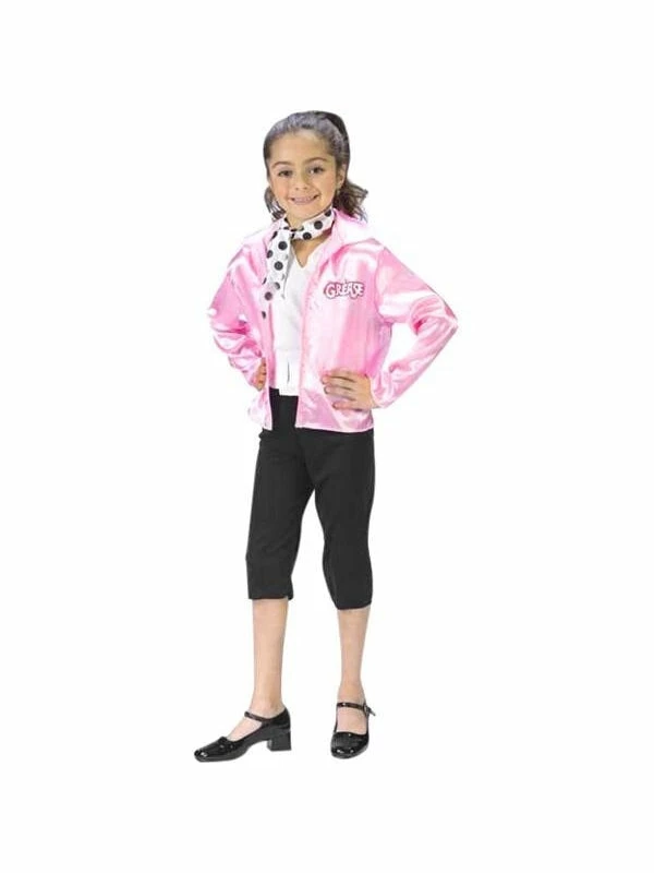 Fun World Child's Grease Pink Ladies Costume 3 Fun World Child's Grease Pink Ladies Costume