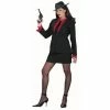 Fun World Adult Women's Gangster Suit Costume