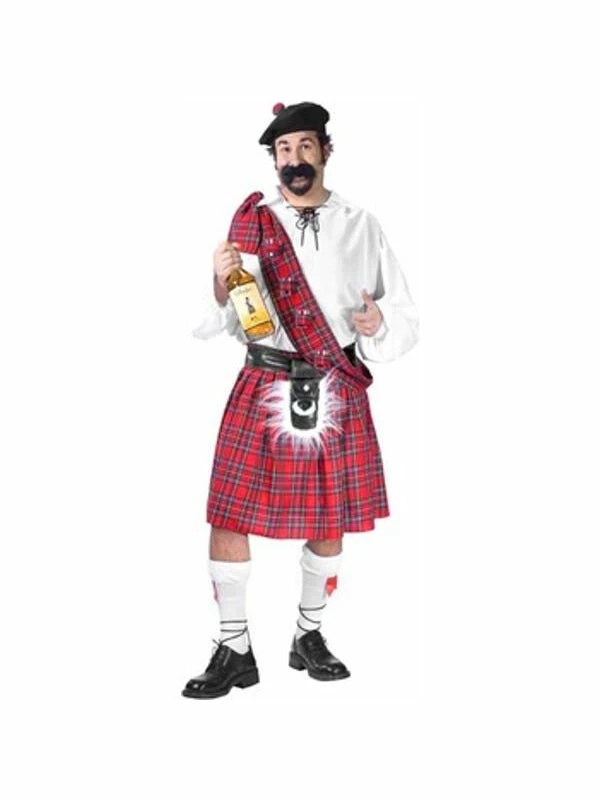 Fun World Adult Costumes Adult Plus Size Big Shot Scottish Costume 3 Fun World Adult Costumes Adult Plus Size Big Shot Scottish Costume