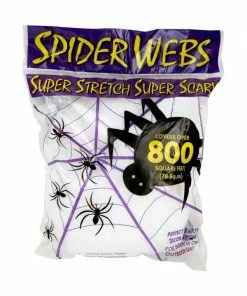 Fun World Decor Jumbo Size White Spider Web