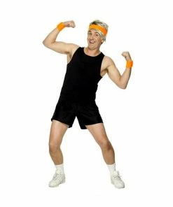Smiffy's Accessory Kits Orange Sweatbands Costume Accessory