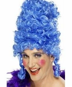 Brands On Sale Adult Blue Beehive Wig Wigs