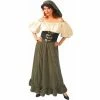 Alexander Costumes Adult Green Renaissance Peasant Lady Costume