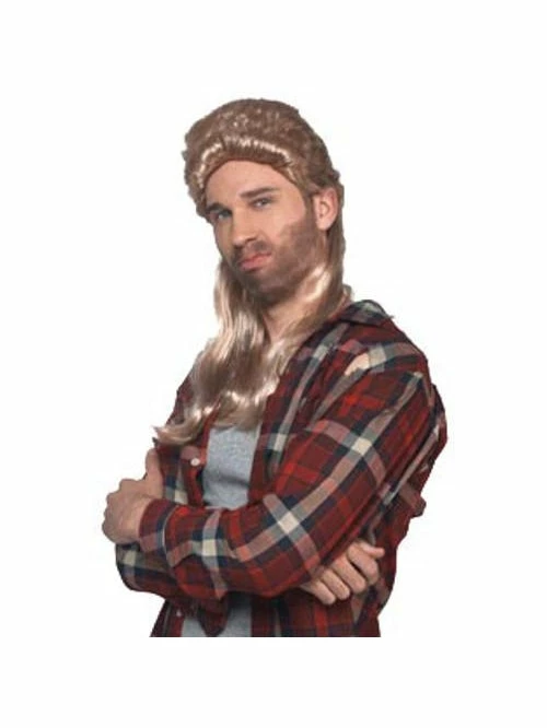 Paper Magic Blonde 80s Mullet Wig Wigs 3 Paper Magic Blonde 80s Mullet Wig Wigs