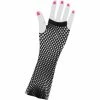 Forum Novelties Inc. Adult Long 80's Style Black Neon Fishnet Gloves