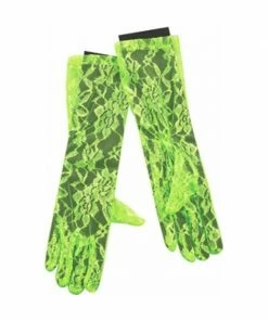 Forum Novelties Inc. Adult 80's Style Neon Green Lace Gloves