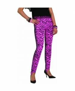 Forum Novelties Inc. Adult 80's Style Pink Zebra Pants Accessory Kits