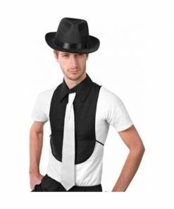 Forum Novelties Inc. Men's Costumes Adult Gangster Shirt Front With Tie