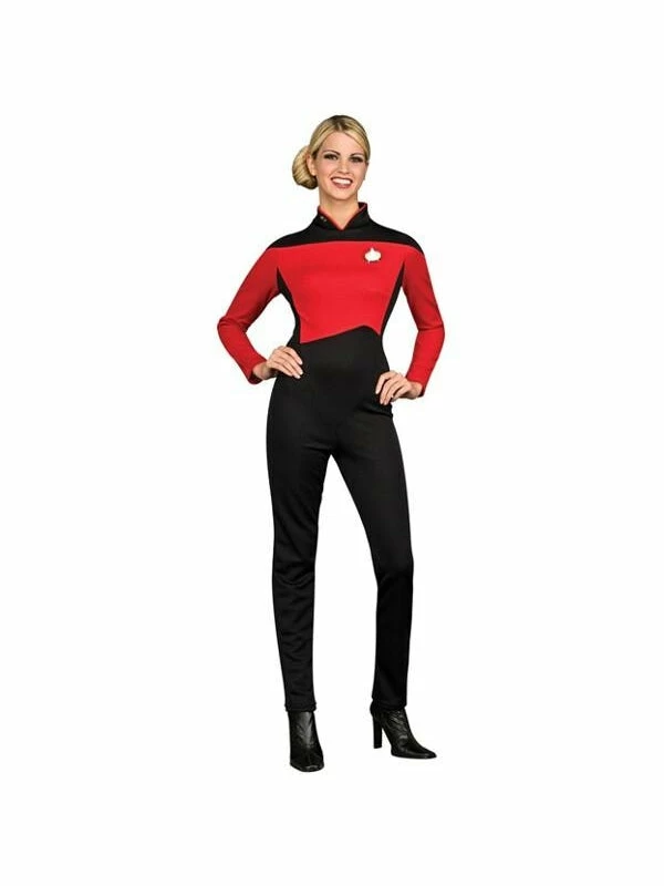 Rubies Adult Star Trek Deluxe Red Jumpsuit Costume Adult Costumes 3 Rubies Adult Star Trek Deluxe Red Jumpsuit Costume Adult Costumes
