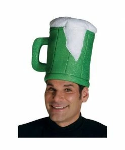 Rasta Imposta Adult Green Beer Mug Costume Hat