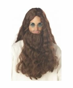 California Costume Co. Costume Facial Hair Men's Love Guru Costume Wig And Beard