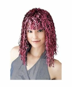 Paper Magic Pink Tinsel Wig Wigs
