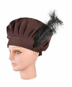 J Hat Womans Brown Hat With Feather
