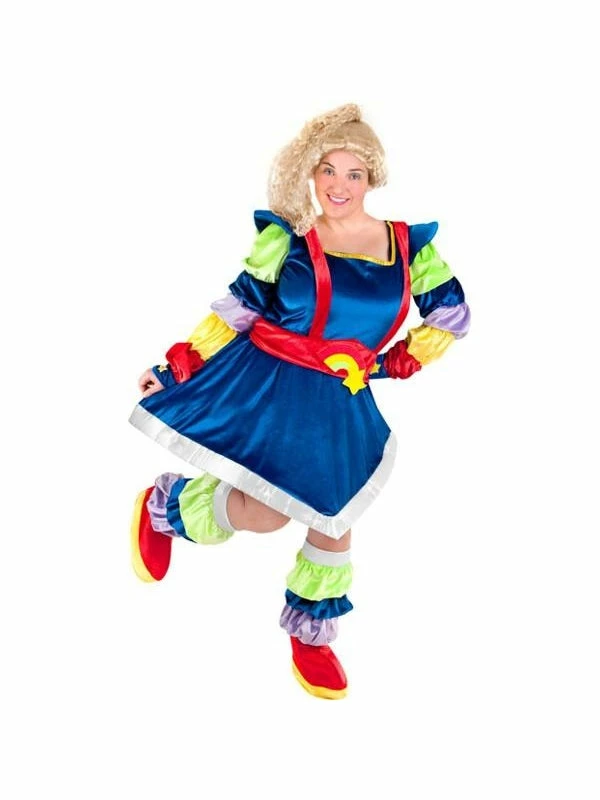 Exclusive Adult Plus Size Rainbow Bright Inspired Costume 3 Exclusive Adult Plus Size Rainbow Bright Inspired Costume