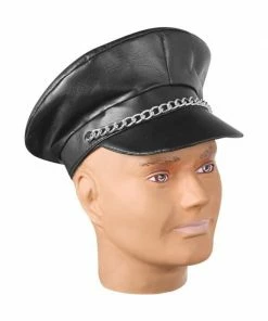 China Products Corp. Hats Black Biker Hat